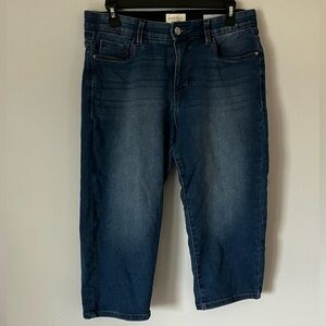 Angels Everluxe Sculpt Capri Jean Pants Womens Size 8